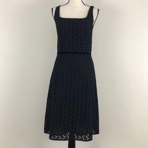 Anthro Beth Bowley Floral Eyelet A-line Dress